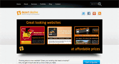 Desktop Screenshot of dezertdezine.com